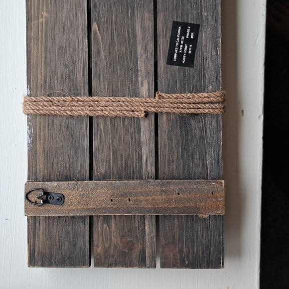 Hobby Lobby Wall Decor Hobby Lobby Rustic Shiplap Coastal Nautical Wall Decor With Hooks